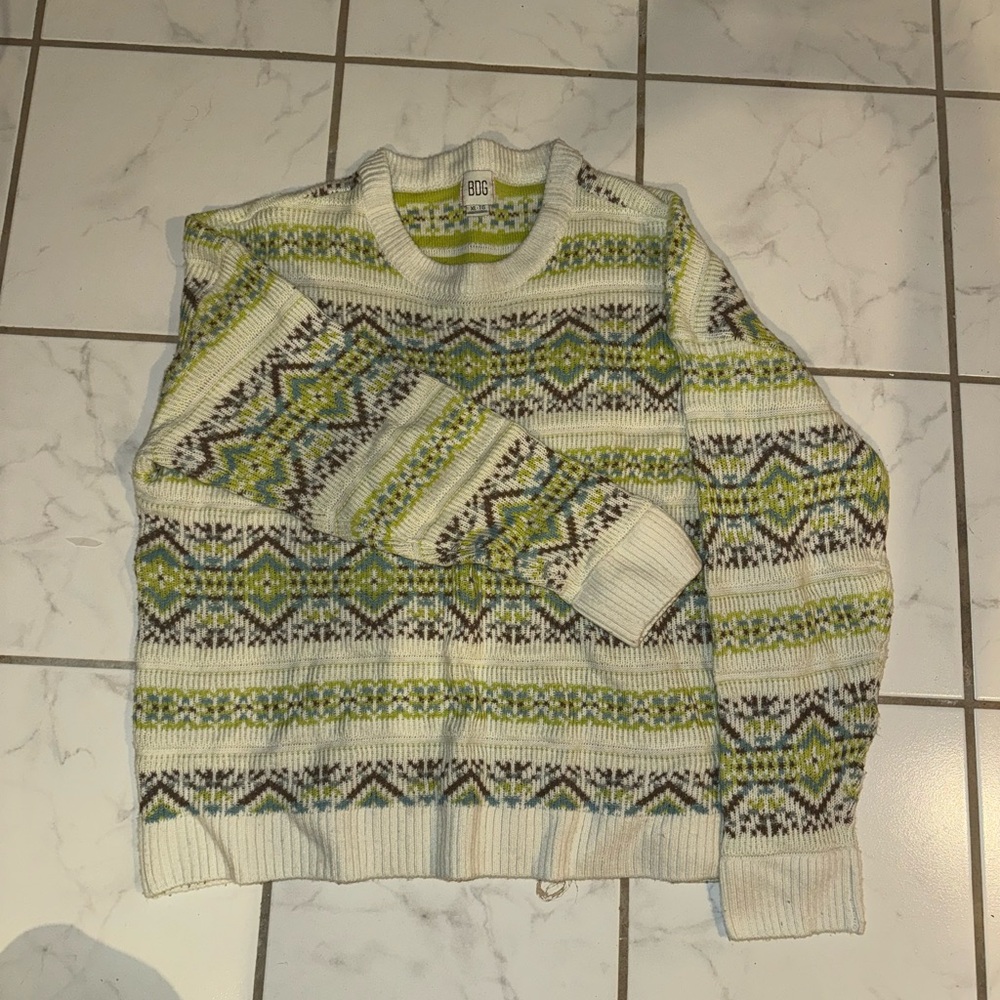 BDG Geometric Sweater